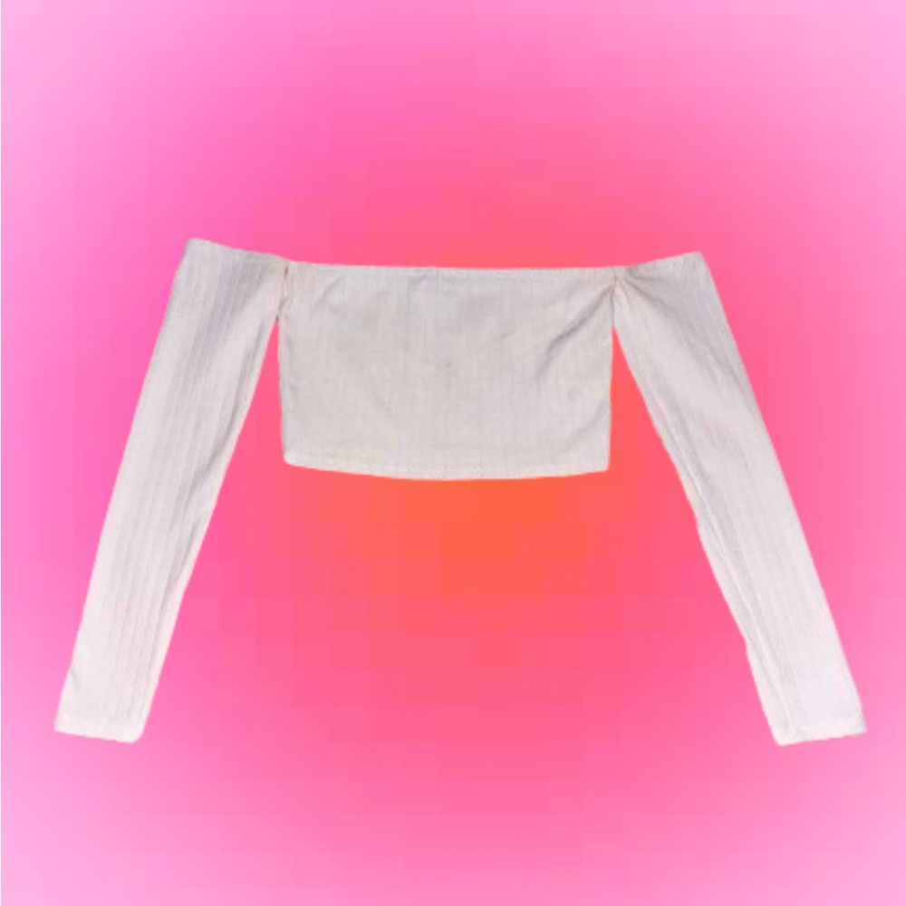 Lovers and Friends cropped long sleeve top sz xs/s